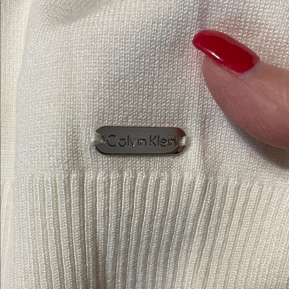 Calvin Klein Cream or Burgundy Soft Turtleneck Sweaters Large New - Picture 8 of 16